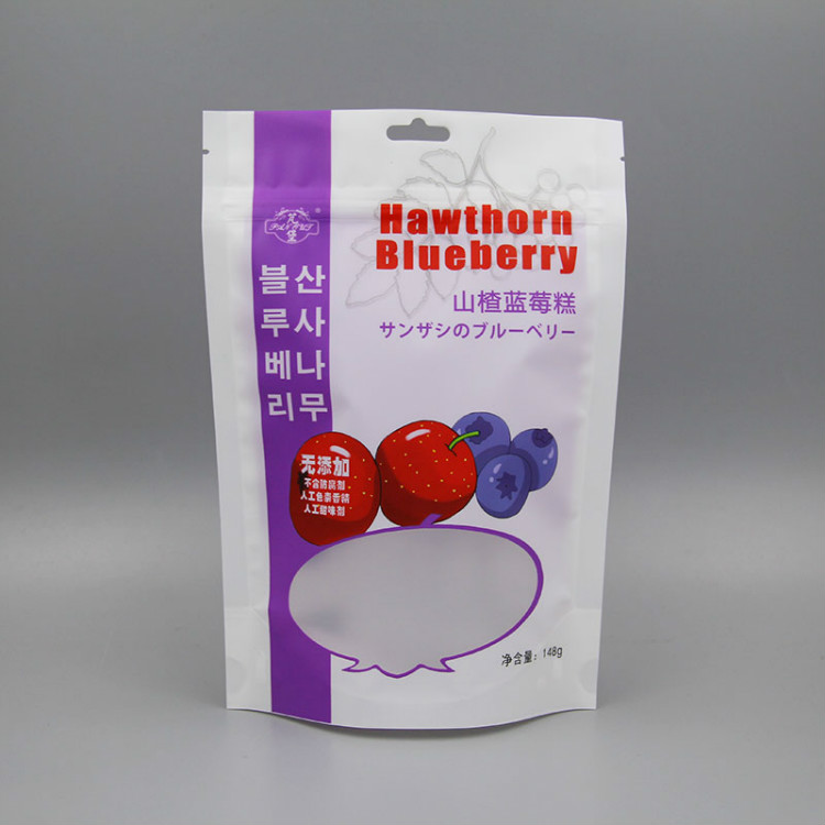 山楂藍莓糕自立拉鏈袋